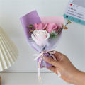 Rose Flowerbouquet Soap Flower Hand Gift Decoration Artificial Rose Valentine's Day Gift Rose Flower bouquet.