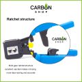 RJ45 Pass Through Connector Crimp Tool - All-in-One Professional Grade Crimper Crimping Tool Cat5, Cat5e, Cat6, Cat7 and Cat6a Ethernet Cables.