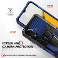 PlusCase for Samsung Galaxy A03 Core Stand Phone Case Belt Clip Shockproof Hard Back Cover. 