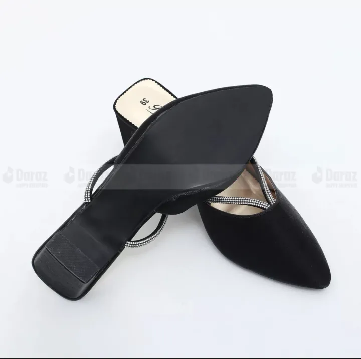 Girls%20stone%20covered%20nagra%20shoe%20stylish%20fashionable%20half%20shoe%20-%20Image%203