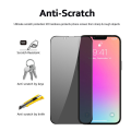Tempered Glass Privacy Screen Protector for iphone 13 pro max /13 pro /13/12 pro max/12 pro /12/12mini/11 pro max /11 pro /11 /xs max/xr/xs/x/10. 
