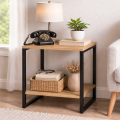 Metal Frame Side Table 2ft by 2ft.