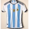Argentina 2022 World Cup Jersey Player Edition Short Sleeves Qatar 2022. 