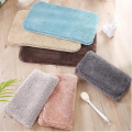 Quality colourful fur soft carpet fluffy rugs 16/24 inchi door mats. 