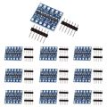 10Pcs 4 Channel IIC I2C Logic Level Converter Bi-Directional Module 3.3V to 5V Shifter for Arduino (Pack of 10).