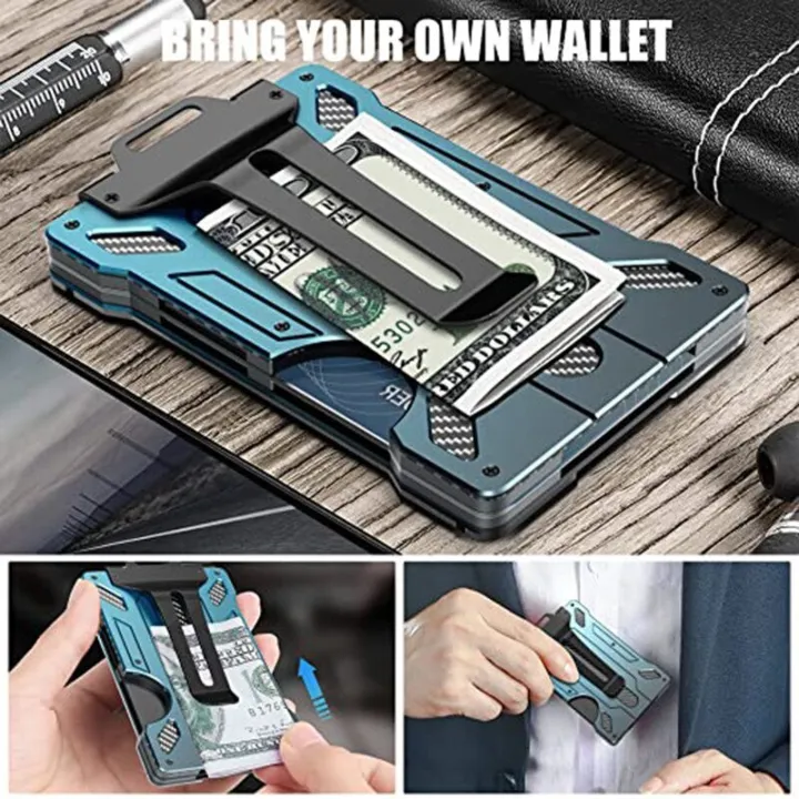 EDC%20Wallets%20Outdoor%20Card%20Holder%20Practical%20Tactical%20Magsafe%20Men%20Wallet%20Aluminium%20Metal%20Male%20Fashion%20Purse%20Mini%20Smart%20Magic%20Wallet%20-%20Image%206