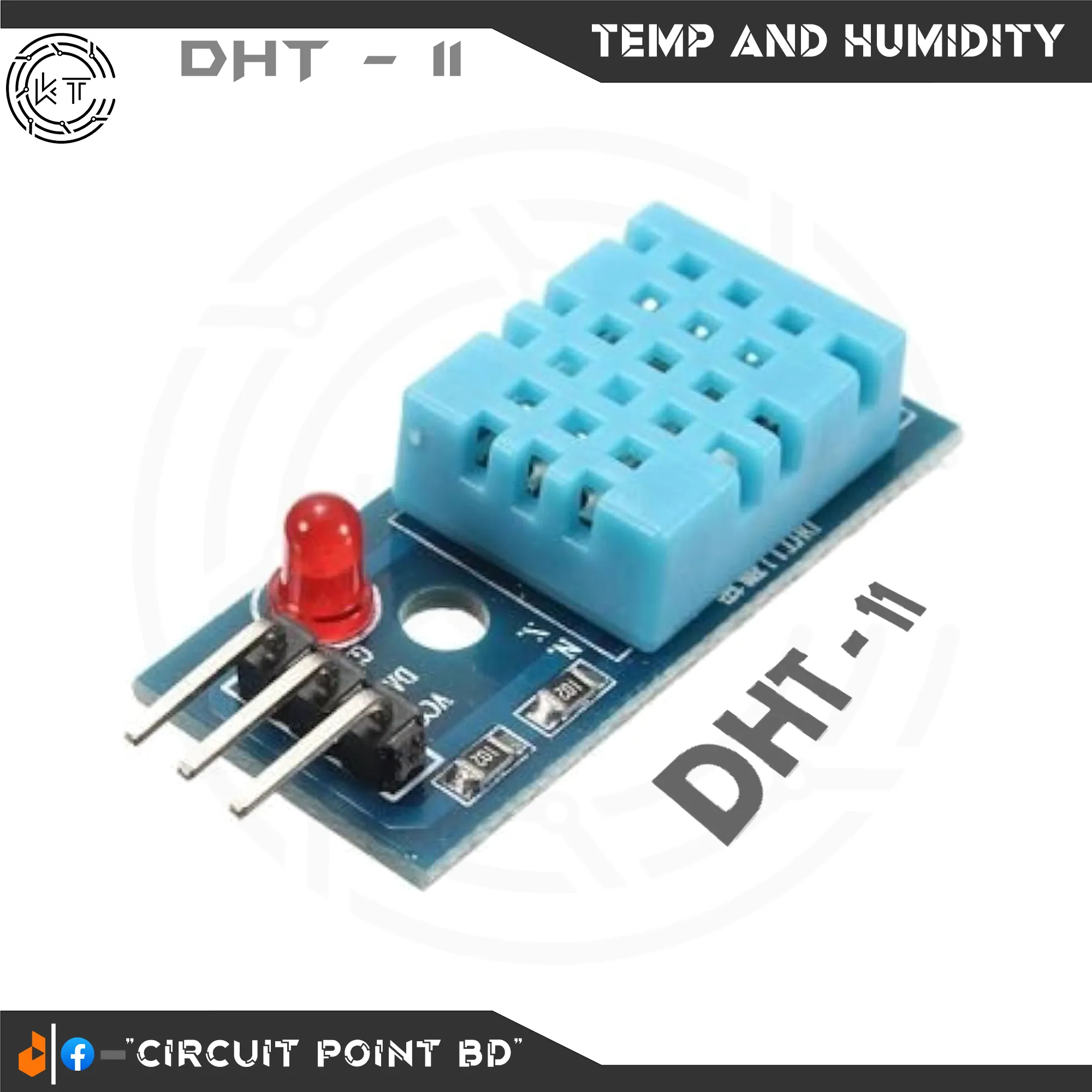 Temperature and Humidity Sensor DHT11 Module for arduino and DIY ...