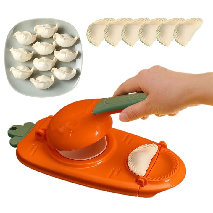 2-in-1 Dumpling Maker Pitha Maker, Manual Dough Presser Dumpling Wrapper Mold Dough Pressing Tool Kitchen Pastry Baking Tool accessories