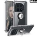 Phone case For OnePlus 12R Back cover Ring Holder Ultra Thin Transparent Car Navigation Soft Silicone Clear cover For OnePlus 12R Cover cases.