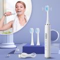 WEASTI Intelligent Sonic Vibration Electric Toothbrush Soft Dental Scaler Remove Yellow Teeth Tartar Fresh Breath Waterproof. 