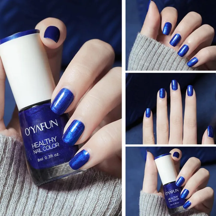 OYAFUN%208ml%20Nail%20Polish%20Water-Based%20Quick%20Dry%20Multiple%2040%20Colors%20Tearable%20Manicure%20Matte%20Waterproof%20No-bake%20Polish%20Gel%20for%20Female%20-%20Image%203