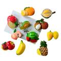 Fruits Resin Fridge Magnets Creative 3D Fruit Magnets Simulation Garden Fruits Cartoon Magnets Home Decor effectual.