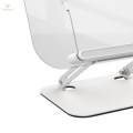Book Stand for Reading in Bed Portable with Page Clips Height Adjustable for Recipe. 