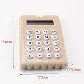 Mini Calculator Pocket Student Mini Electronic Calculator Biscuit Shape School Office Supplies Mini Calculator 2021. 