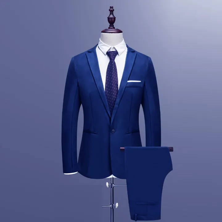 New%20design%20Men's%20Suits%20Slim%20Button%20Suit%20Pure%20Color%20Dress%20Host%20Show%20Jacket%20Coat%20Pant%20Formal%20Blazer%20Suit%20Homme%202021%20-%20Image%204