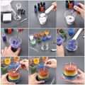 10/50g Sand Wax Natural Wax For Candle Sand Wax Candle Diy Decor Sand Painting Candle Making Dye Snowflake Wax Supplies.
