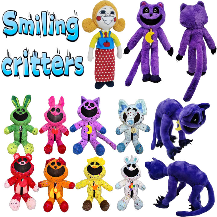 Catnap Plush Smiling Critters Plush Toy Hopscotch Catnap Bearhug Plushie Doll Decoration Kawaii Soft Stuffed Toy for Kids