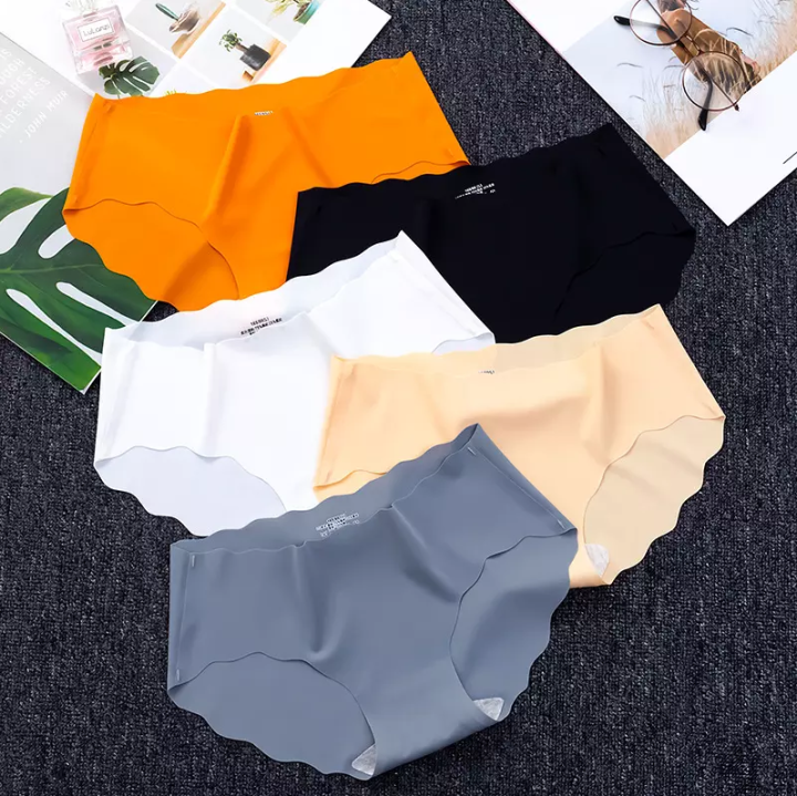 1%20Pc%20New%20Style%20Women'S%20Mid-Waist%20Ice%20Silk%20Panty%20For%20Women%20-%20Comfortable%20Regular%20Use%20Ice%20Silk%20Seamless%20Panties%20For%20Women/%20Seamless%20Underwear%20For%20Girls%20-%20Panty%20-%20Image%207