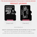 Kingston Micro SD Card 128GB 256GB Class10 Flash Memory Card 64GB 32GB 16G TF Card cartao de memoria microsd 512GB for phone.