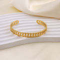 Cross-border foreign trade hollow rings interlocking non-fading fashion retro gold girls girlfriend bracelets jewelry wholesale. 