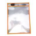 30 Pack Dry Erase Pockets PVC Transparent Sewn Dry Erase File Bag Reusable Dry Erase Bag.