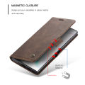 High quality R magnetic flip leather case for Samsung Galaxy Note 10 plus phone case wallet card cover. 
