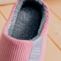 Winter Men's Shoes Household Cotton Slippers Men Indoor Warm Plush Footwear Non-Slip Platform Slippers Couple Women Home Shoes. 