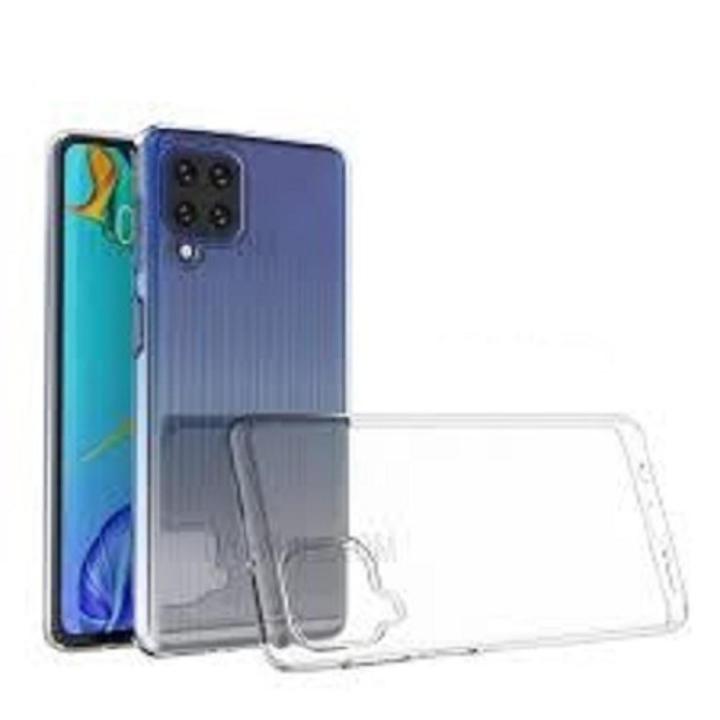 SAMSUNG GALAXY M62 / SAMSUNG GALAXY F62 Premium Silicone TPU Ultra-Thin Transparent Flexible Protective Mobile Phone Back Cover - Clear Back Case