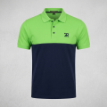 Budget-Friendly Men's Polo T-Shirt | Green & Black Color | 160 - 170 GSM Cotton | Soft & Breathable | Lightweight | Short Sleeve | Regular Fit. 