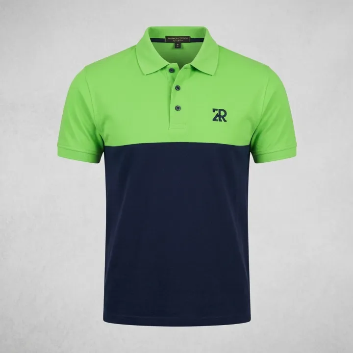 Budget-Friendly%20Men's%20Polo%20T-Shirt%20%7C%20Green%20&%20Black%20Color%20%7C%20160%20-%20170%20GSM%20Cotton%20%7C%20Soft%20&%20Breathable%20%7C%20Lightweight%20%7C%20Short%20Sleeve%20%7C%20Regular%20Fit%20-%20Image%202