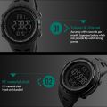 （COD Available)SKMEI 1251 Men Fashionable Outdoor 50m Waterproof Sports Digital Watch with PU Watchband. 