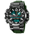 【NShisasN】STRYVE Fashion Men's Sport Watches Shock Resistant 50M Waterproof Wristwatch LED Alarm Stopwatch Clock Watches Men 8025. 