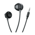 Oraimo Half In-Ear Wired 3.5mm Jack Black Earphone. 