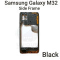 For Samsung Galaxy M32 Side Frame + Back Panel Housing + Camera Glass Back shell Replacement Spare Parts.