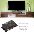 RF Modulator, AV To RF Convertor Wide Frequency Range PAL NTSC for DVD for DVR. 