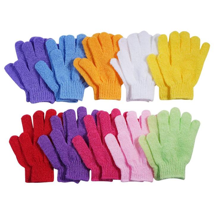 Exfoliating%20Gloves%20Mitt%20Shower%20Scrub%20Gloves%20Fingers%20Bath%201%20Pcs%20-%20Image%204