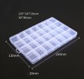 Components Storage Parts Box 16 Slots Multi Functional Transparent Plastic Storage Box Case Grid Slots Compartments For Jewelry Parts & Electronic Parts Storage. 