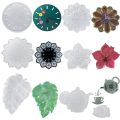 Large Clock Resin Silicone Mold DIY Wall Clock Epoxy Resin Mold Arabic Numeral Clock Mold for Time Tools Home Decoration. 