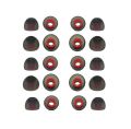 Silicone Earbud Tips for Headphones Pack of 10 in Two Sizes Soft and Durable. 