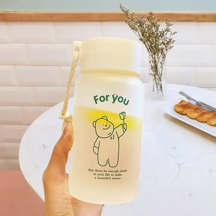 500ml%20Small%20Transparent%20Plastic%20Water%20Bottles%20for%20Girls%20Creative%20Frosted%20Drink%20Kawaii%20Water%20Bottle%20with%20Portable%20Travel%20Tea%20Cup%20-%20Image%202
