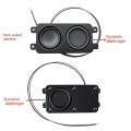 Audio Portable Speaker Driver 4 Ohm 3W Speaker Computer Home Theater Loudspeaker Connector.