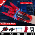 Spiderman Web Dart Blaster Toys Set - (Launcher, Glove, 3 Pieces Rubber Shooter Toy for Kids). 