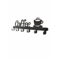 2X Coffee Mug Holder Wall Mounted,Coffee Bar Decor Sign,Coffee Cup Rack Holds,Coffee Sign Mug Hanger,Coffee Mug Rack. 