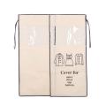 【The road to happiness Store】OTHERHOUSE Garment Bag Non-woven Fabric Dust Cover Cloth Hanging Organizer Wardrobe Closet Storage Bags Clothing Covers. 