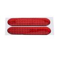【Mary DAI Store】2pcs / Set Universal Car Warning Stickers Car Bumper Reflective Stickers Car Shape Reflective Stickers.