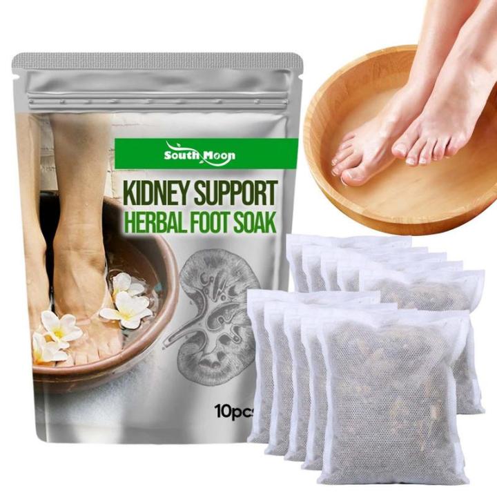Herbal Foot Soak 10Pcs Herbal Foot Cleansing Soak Lymphatic Ginger Foot Bath Chinese Wormwood Foot Spa Soak Improve Sleep Body