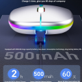 Rechargeable Mouse Dual Mode Rechargeable Wireless Mouse Bluetooth 5.0 2.4 GHz Optical Wireless Mouse 1600DPI - Mouse. 