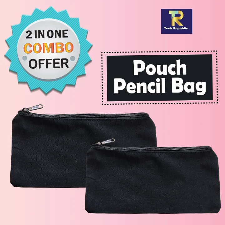 Pouch%20Pencil%20Bag%20with%20Zipper%20for%20College%20University%20Student%20&%20Fashionable%20Women%20With%202%20in%201%20Combo%20offer%20-%20Image%203