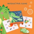54Pcs/1 Set Crazy Matching Cards Parent-child Interactive Game Pairing Finding Same Board Game Educational Cognitive Toys.