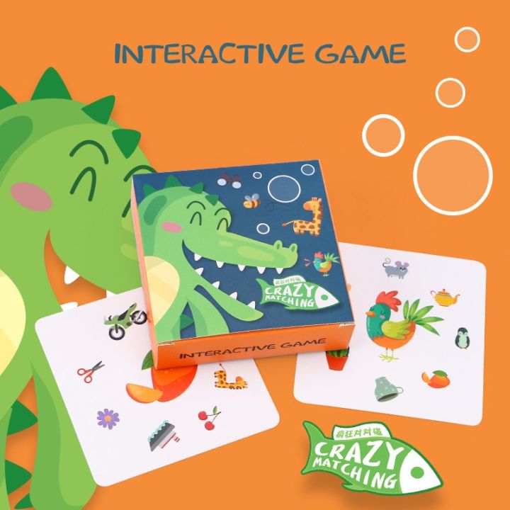 54Pcs/1%20Set%20Crazy%20Matching%20Cards%20Parent-child%20Interactive%20Game%20Pairing%20%20Finding%20Same%20Board%20Game%20Educational%20Cognitive%20Toys%20-%20Image%203